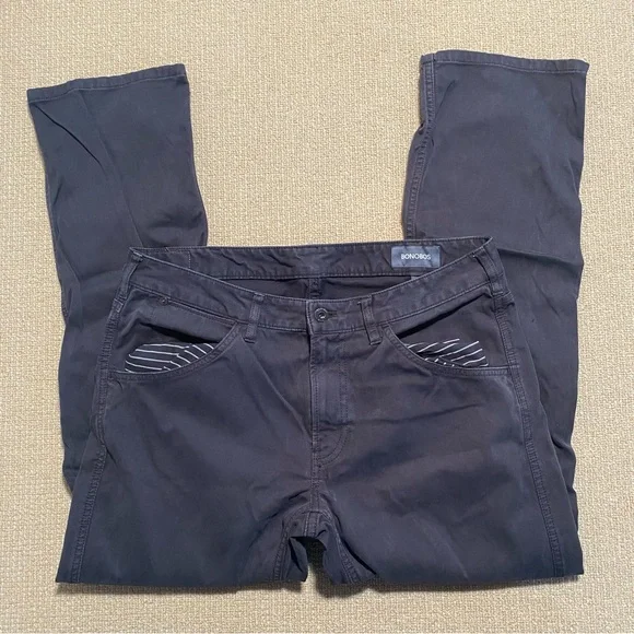 Bonobos 33/30 Men's Gray Pants - Picture 5 of 8